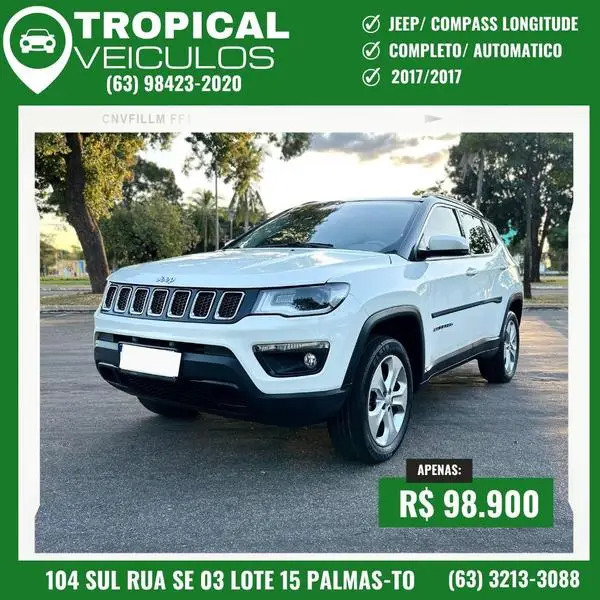 Carro Jeep Compass 2017 2.0 Limited (Aut) (Flex)