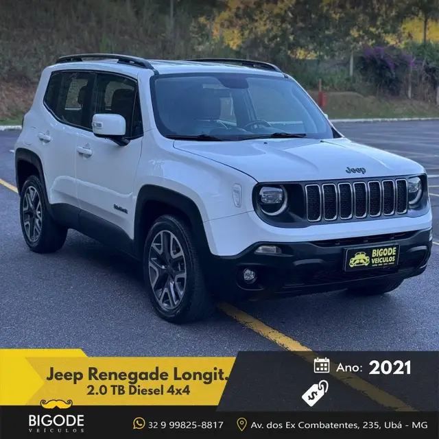 Carro Jeep Renegade 2021 Longitude 2.0 TDI 4x4 (Aut)