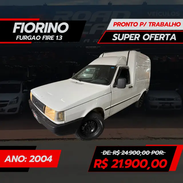 Carro Fiat Fiorino 2004 Furgao Fire 1.3 (nova série)