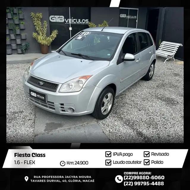 Carro Ford Fiesta Hatch 2010 1.6 (Flex)