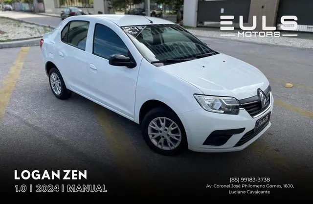 Carro Renault Logan 2024 Zen 1.0