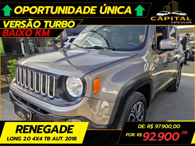 Carro Jeep Renegade 2018 Longitude 2.0 TDI 4x4 (Aut)