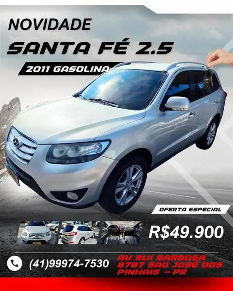 Carro Hyundai Santa Fe 2011 GLS 3.5 V6 4x4 (7 lug)