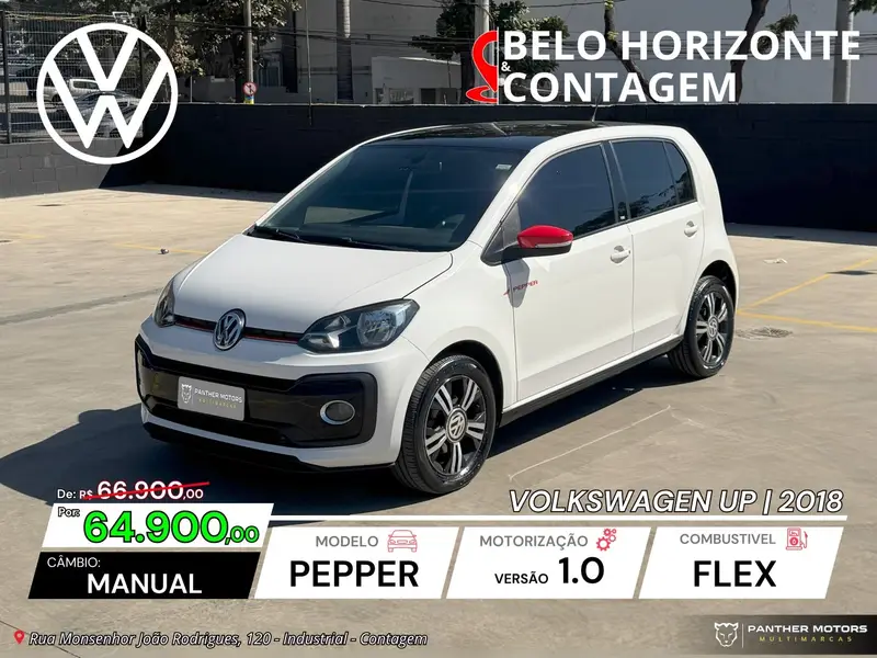 Volkswagen Up! 1.0 12v TSI E-Flex Pepper