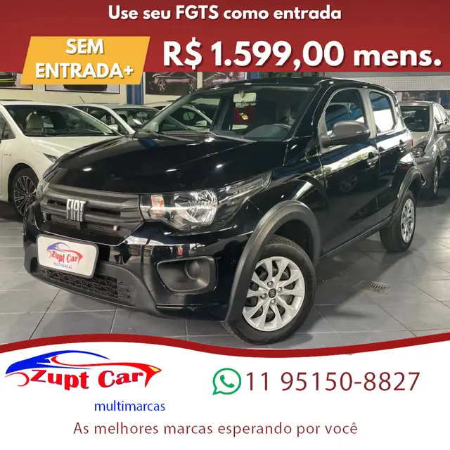 Carro Fiat Mobi 2024 Like 1.0