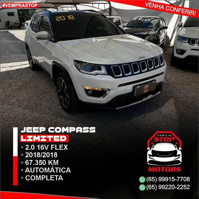 Carro Jeep Compass 2018 2.0 Limited High Tech (Aut) (Flex)