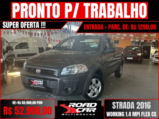 Carro Fiat Strada 2016 Working 1.4 (Flex)