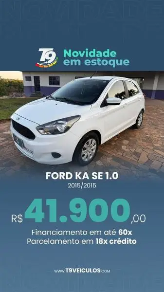 Carro Ford Ka 2015 SE 1.0 (Flex)
