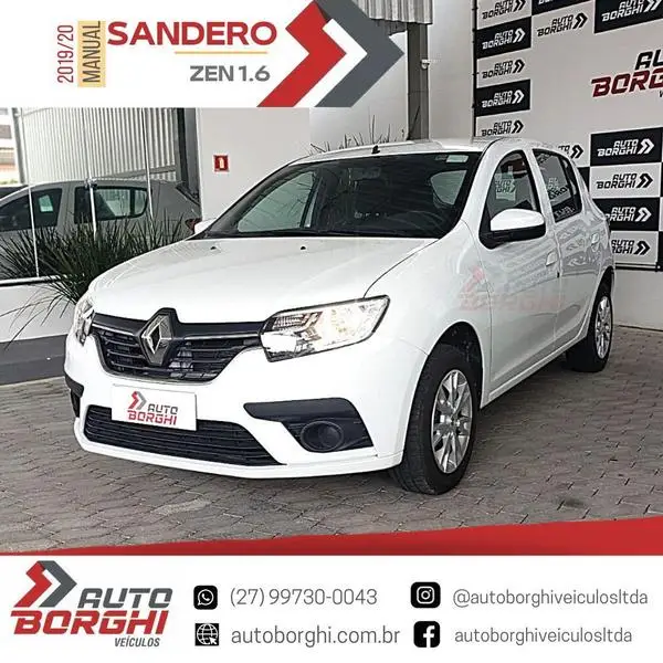 Carro Renault Sandero 2020 Zen 1.6 16V SCe (Flex)