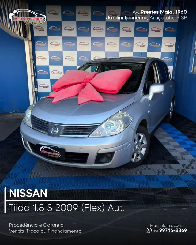 Carro Nissan Tiida 2009 S 1.8 (flex)