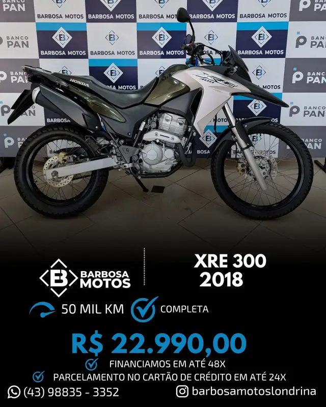 Moto Honda XRE 300 2018 (ABS) (Flex)