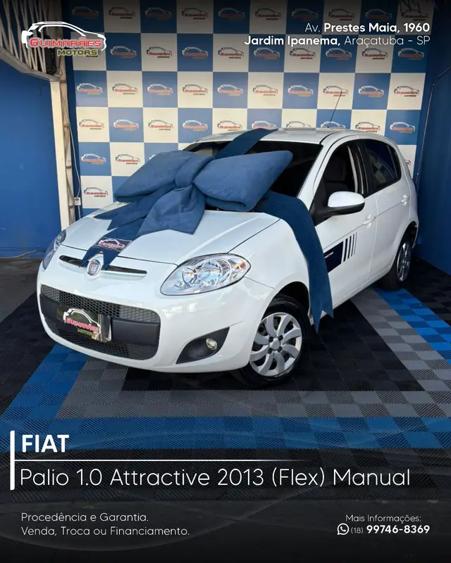 Carro Fiat Palio 2013 Attractive 1.0 8V (Flex)