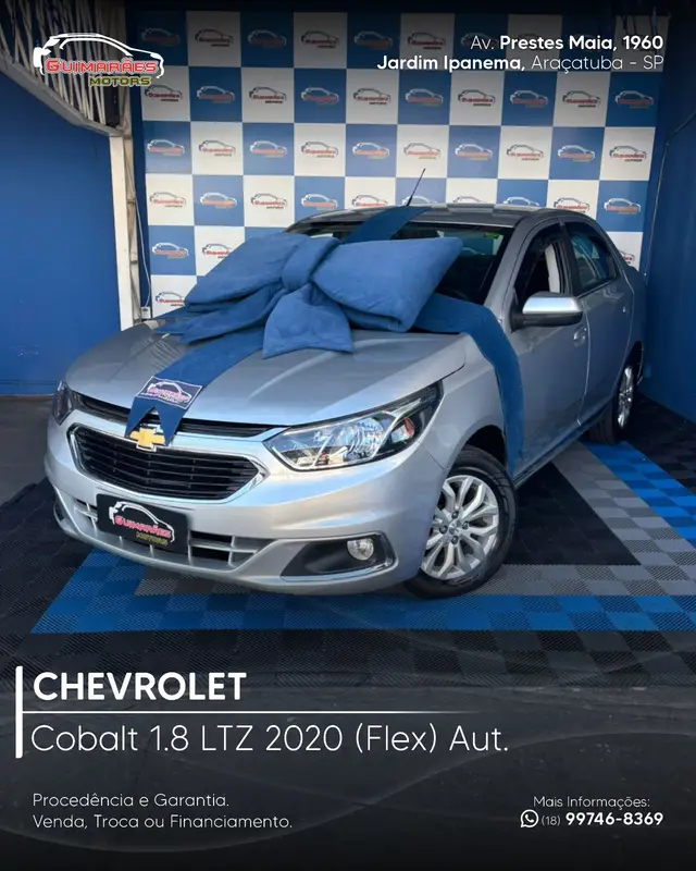 Carro Chevrolet Cobalt 2020 LTZ 1.8 8V Econoflex (Aut) (Flex)