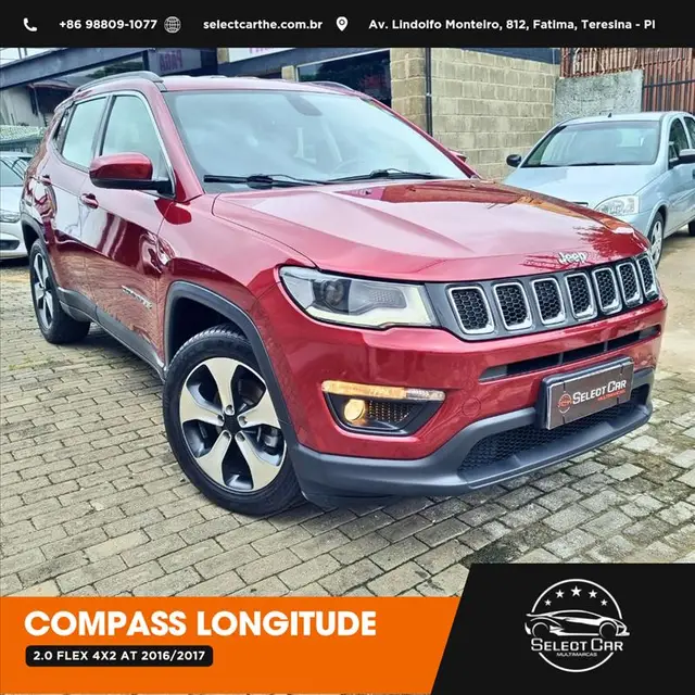Carro Jeep Compass 2017 2.0 Longitude 4x2 (Aut) (Flex)