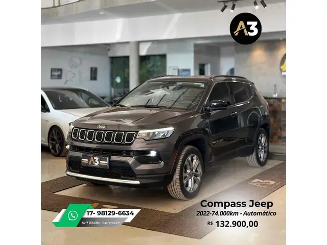 Carro Jeep Compass 2022 Longitude 1.3 T270 (Aut) (Flex)
