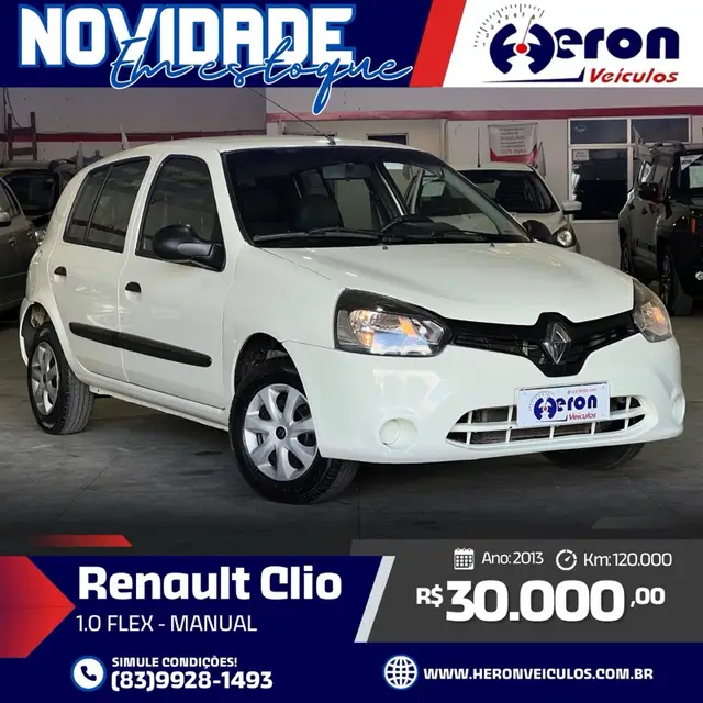 Carro Renault Clio 2013 Hatch. RN 1.0 16V