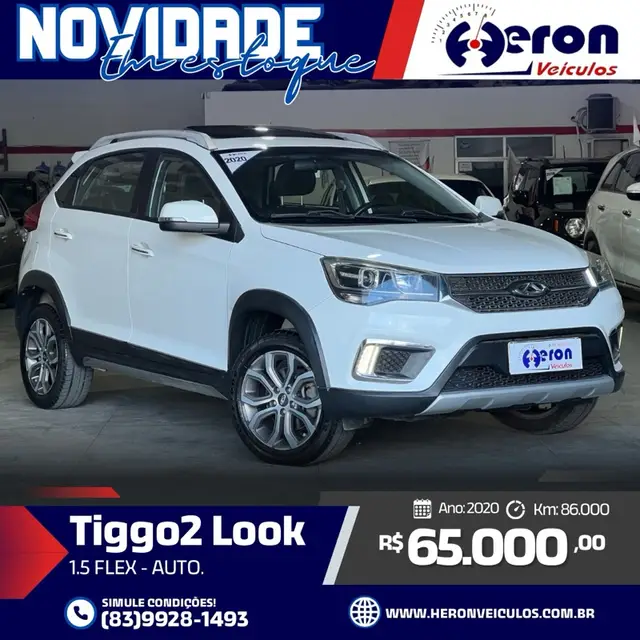 Carro CAOA Chery Tiggo 2 2020 1.5 16V LOOK (Aut) (Flex)