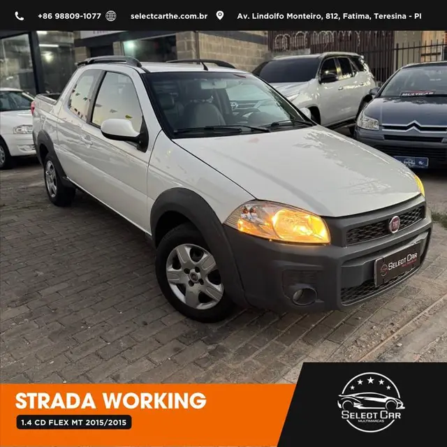 Carro Fiat Strada 2015 Working 1.4 (Flex) (Cabine Dupla)