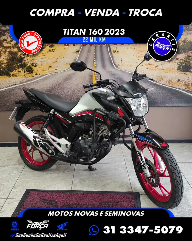 Moto Honda CG 160 2023 Titan