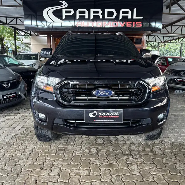 Carro Ford Ranger Cabine Dupla 2023 Black 2.2 Turbodiesel 4x2 (Aut)