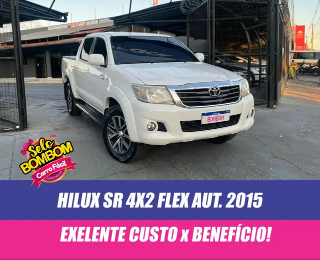 Carro Toyota Hilux Cabine Dupla 2015 Hilux 2.7 SR CD 4x2 (Flex) (Aut)