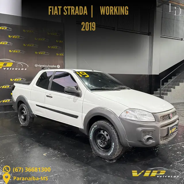 Carro Fiat Strada 2019 Hard Working 1.4 (Flex) (Cabine Dupla)