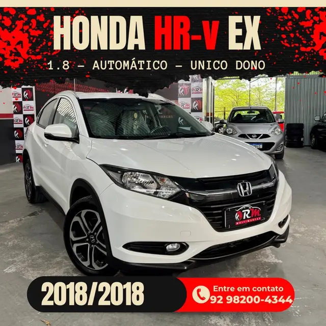 Carro Honda HR-V 2018 EX CVT 1.8 I-VTEC FlexOne