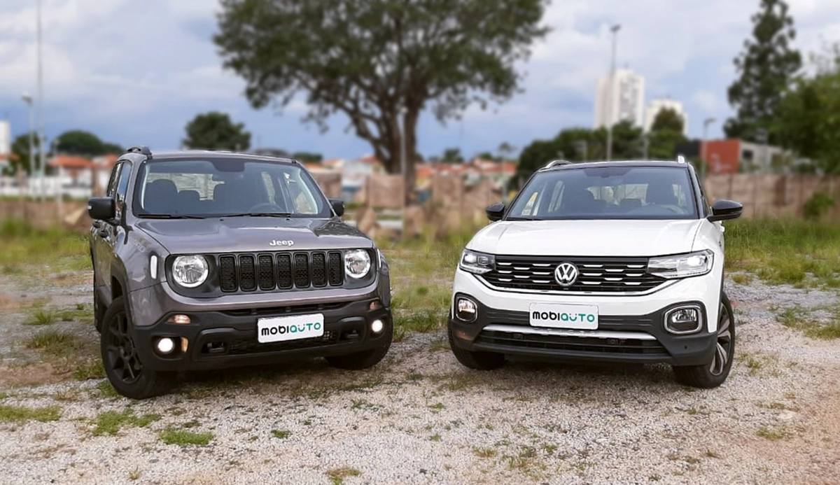 T-Cross Highline 250 TSI e Renegade Moab 4x4 diesel têm propostas bem diferentes, mas se encontram na faixa dos R$ 140 mil