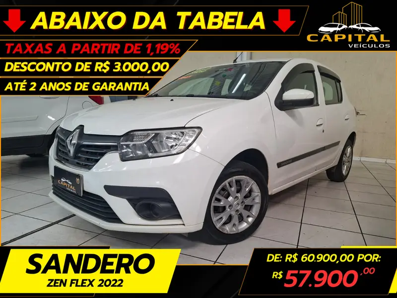 Renault Sandero Zen 1.0 12V SCe (Flex)