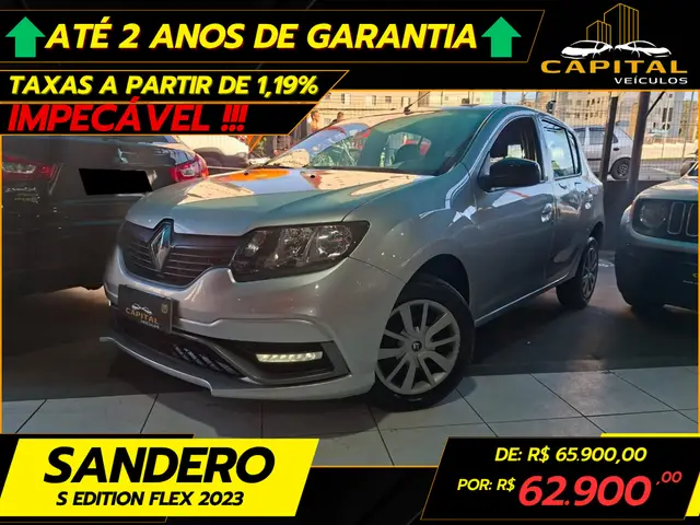 Carro Renault Sandero 2023 S Edition 1.0 12v (Flex)