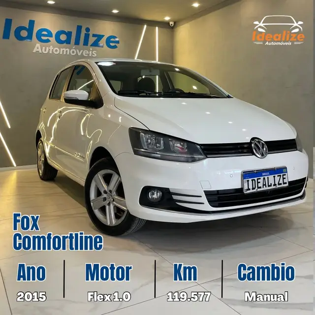 Carro Volkswagen Fox 2015 Comfortline 1.0 TEC (Flex)
