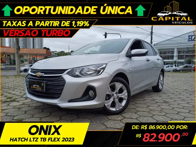 Carro Chevrolet Onix 2023 LTZ 1.0 Turbo