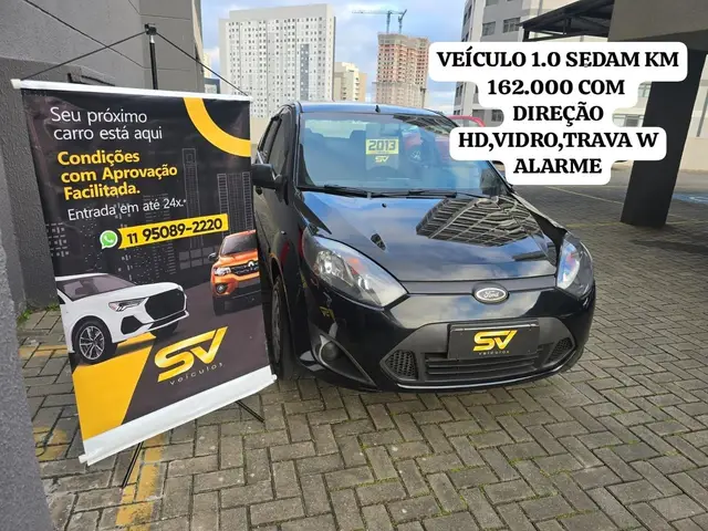 Carro Ford Fiesta Hatch 2013 Rocam 1.0 (Flex)