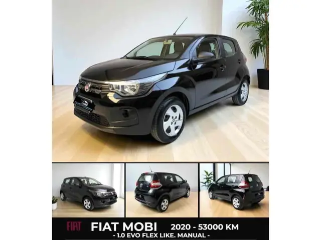 Carro Fiat Mobi 2020 Like 1.0