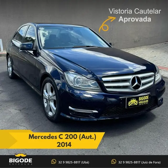 Carro Mercedes-Benz Classe C 2014 C 200 Sport Vision 1.8 CGI Turbo
