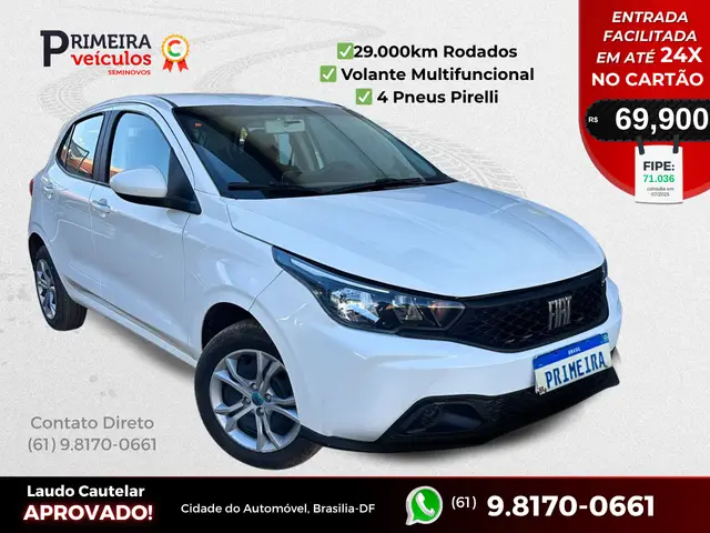 Carro Fiat Argo 2024 Drive 1.0