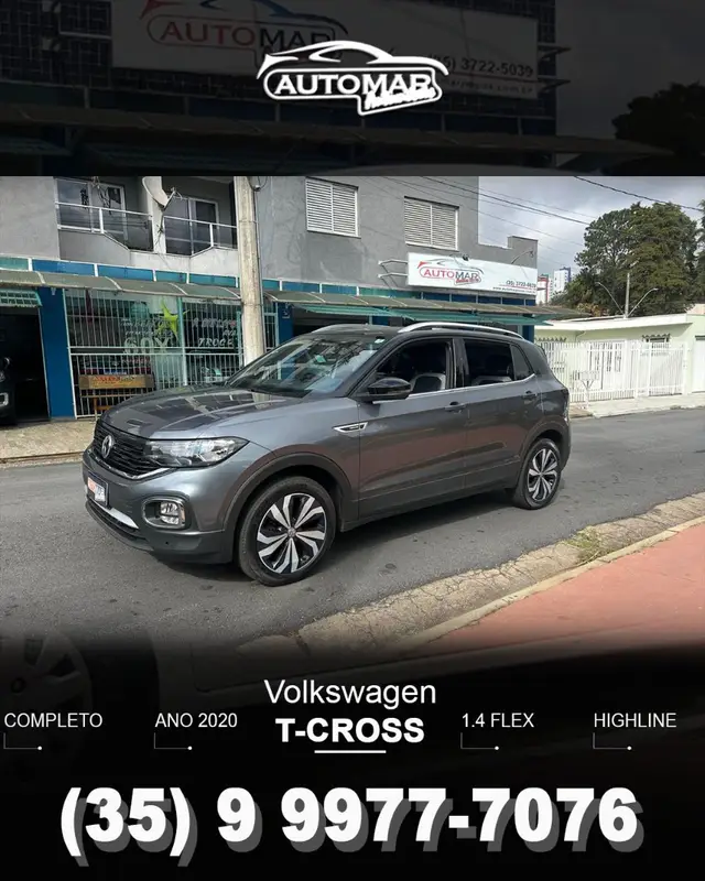 Carro Volkswagen T-Cross 2020 1.4 TSI Highline (Aut) (Flex)