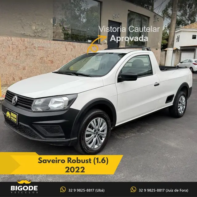 Carro Volkswagen Saveiro 2022 Robust 1.6 MSI CS (Flex)
