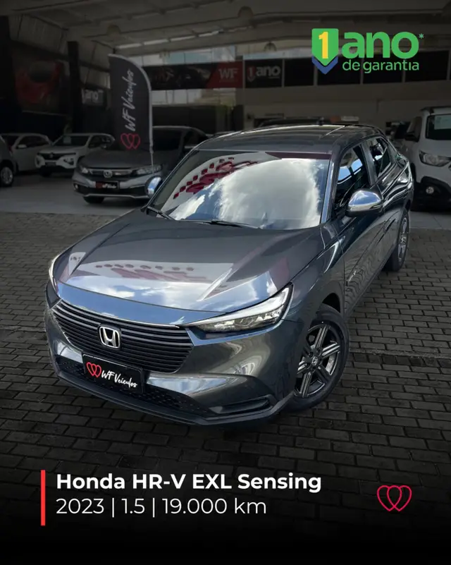 Carro Honda HR-V 2023 EXL 1.5 I-VTEC CVT