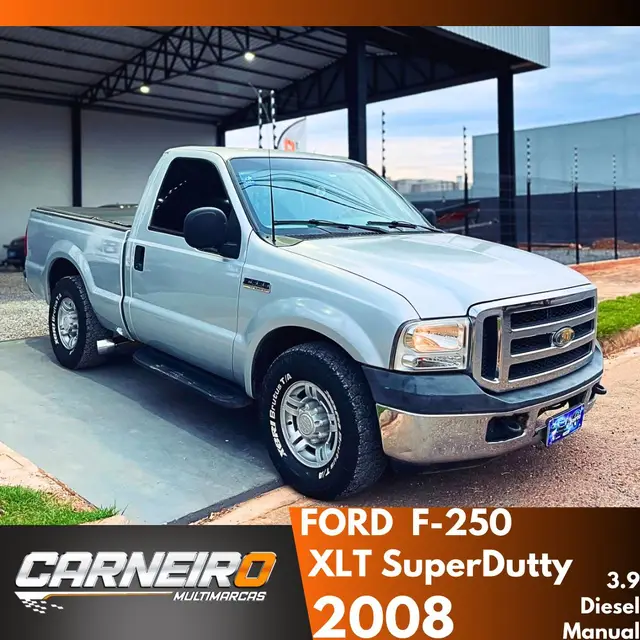 Carro Ford F-250 2008 XLT 4x2 3.9 (Cab Simples)