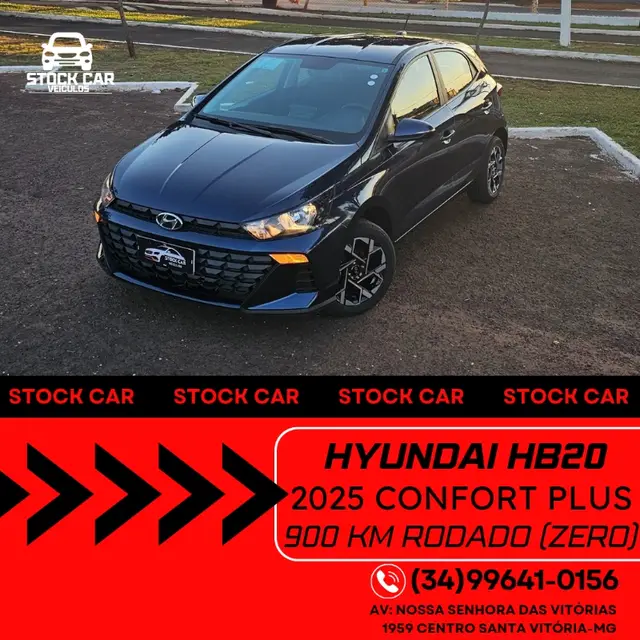 Carro Hyundai HB20 2025 Comfort 1.0 (Mec.)