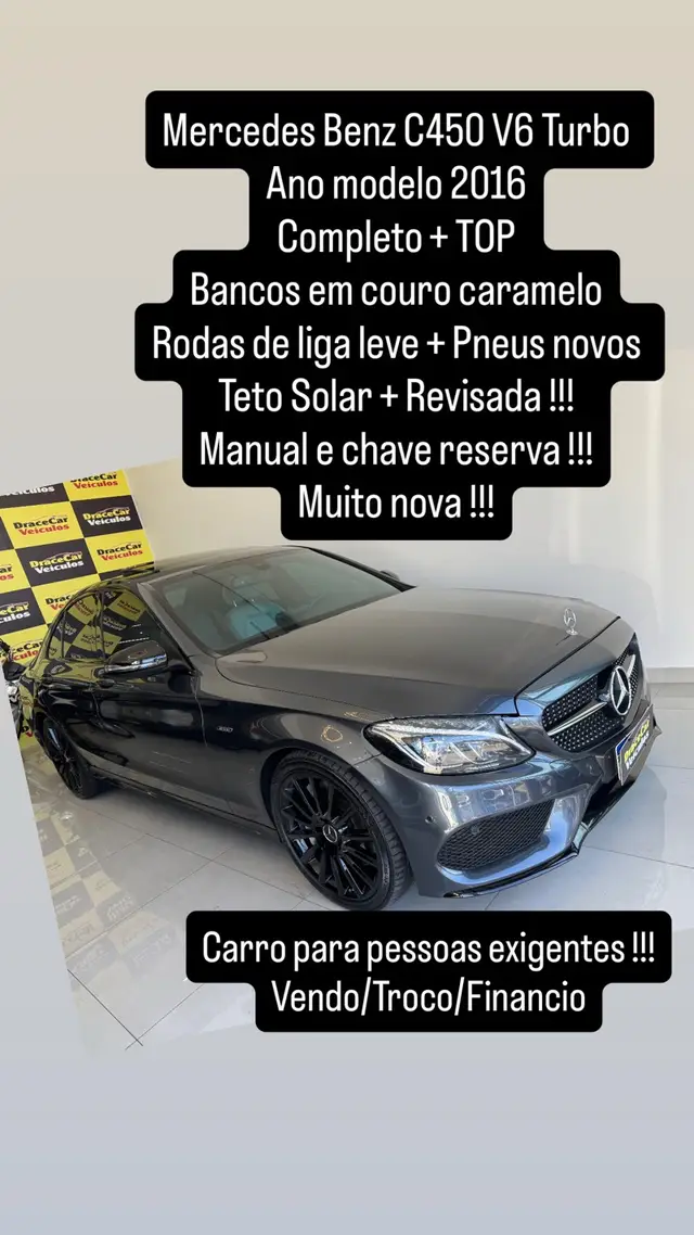 Carro Mercedes-Benz C AMG 2016 C 450 AMG 4Matic
