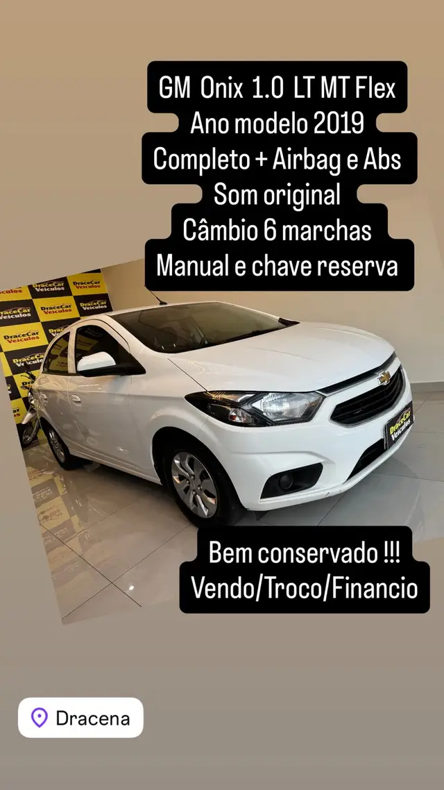 Carro Chevrolet Onix 2019 1.0 LT SPE/4
