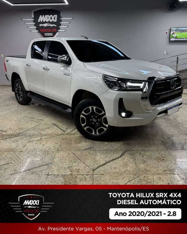 Carro Toyota Hilux Cabine Dupla 2021 SRX 2.8 TDI CD 4x4 (Aut)