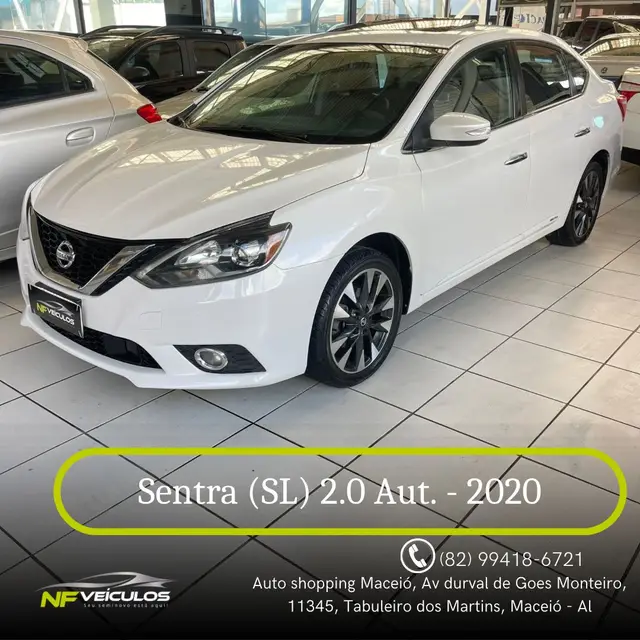 Carro Nissan Sentra 2020 SL 2.0 16V CVT (Flex)