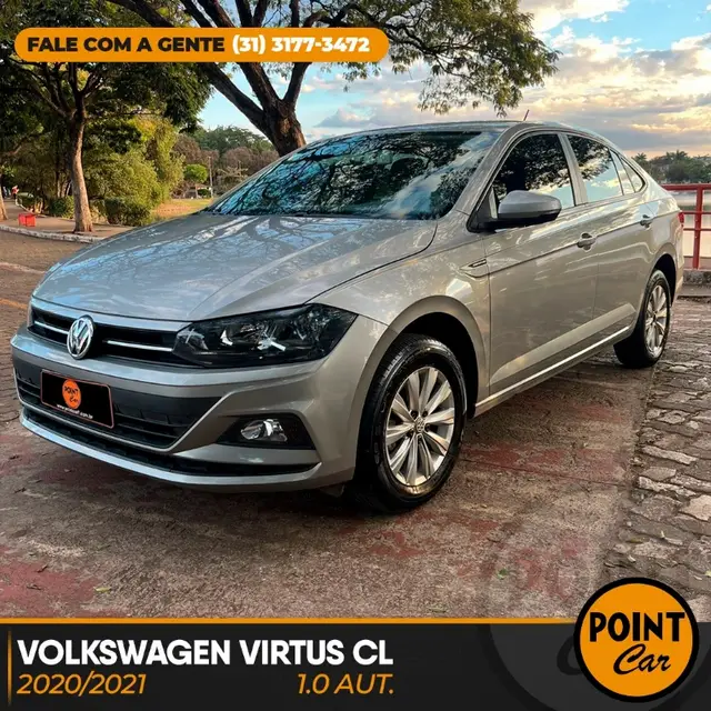 Carro Volkswagen Virtus 2021 1.0 200 TSI Comfortline (Flex) (Aut)