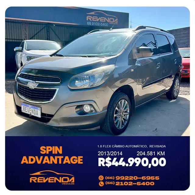 Carro Chevrolet Spin 2014 Advantage 5S 1.8 (Flex) (Aut)