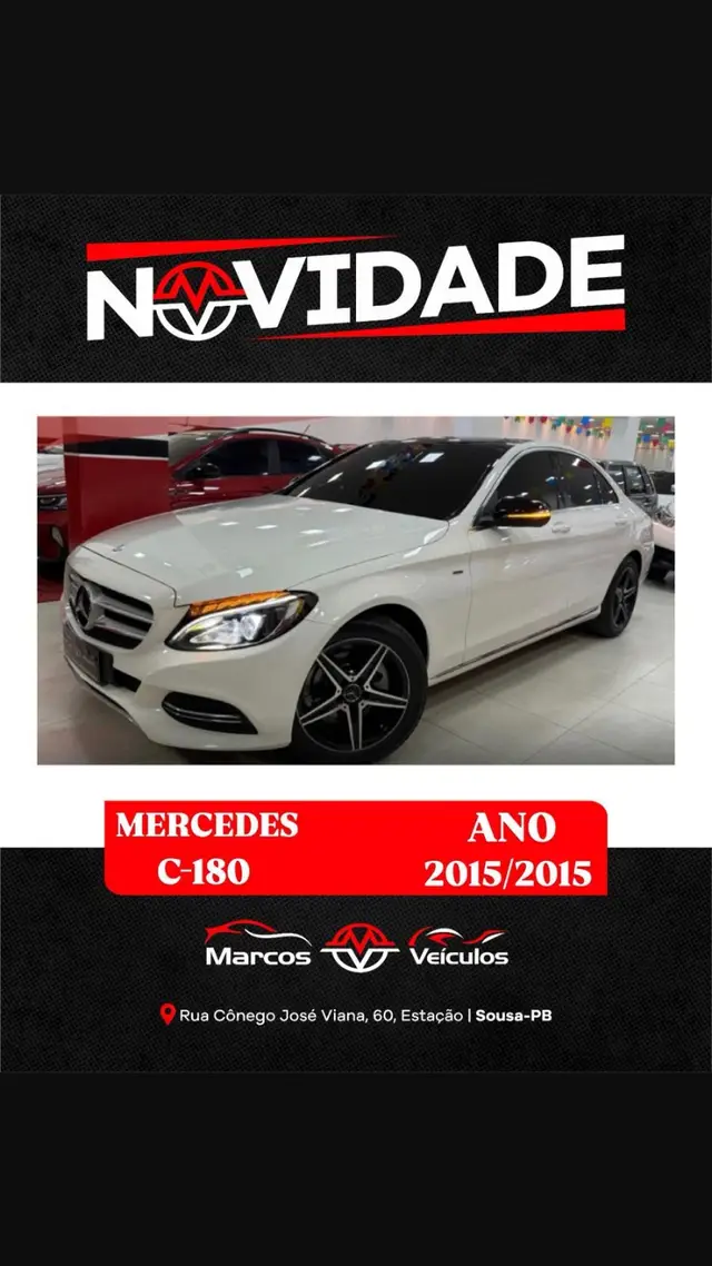 Carro Mercedes-Benz Classe C 2015 C 180 1.6 CGI