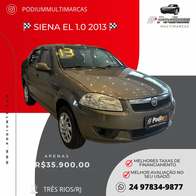 Carro Fiat Siena 2013 EL 1.0 8V (Flex)