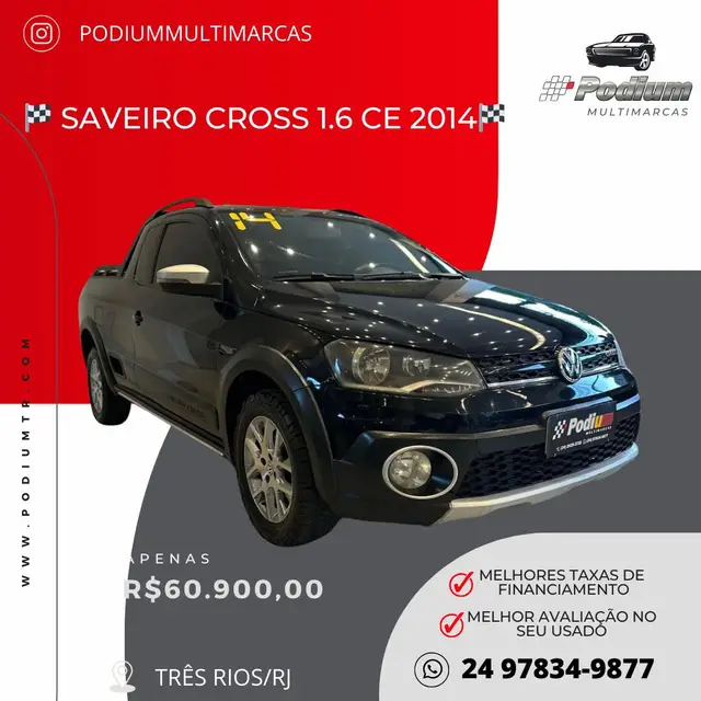 Carro Volkswagen Saveiro 2014 Cross 1.6 (Flex) (cab. estendida)